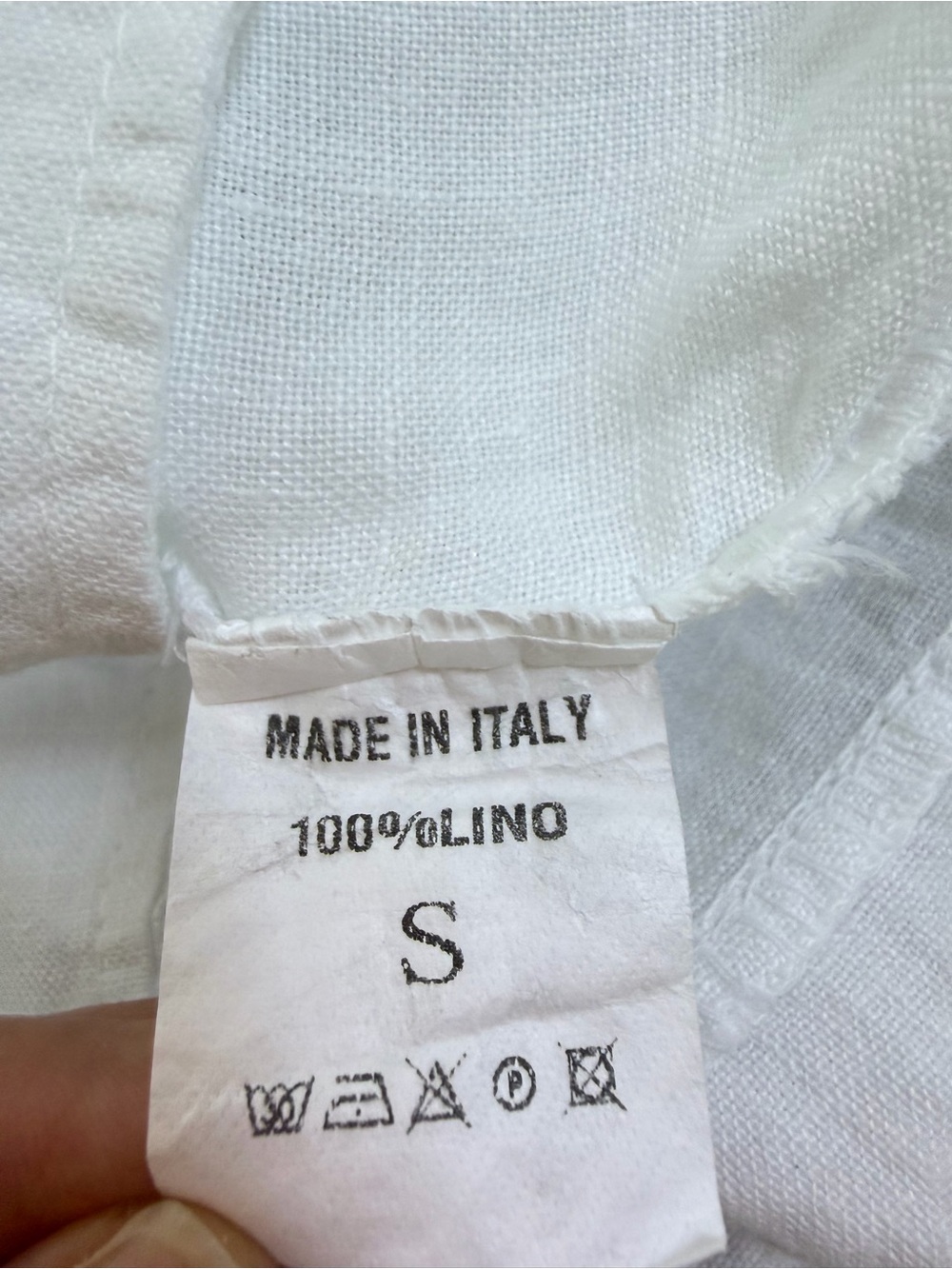 Lands Downunder White Linen Jacket Button Front Italy Women’s S - Picture 4 of 7